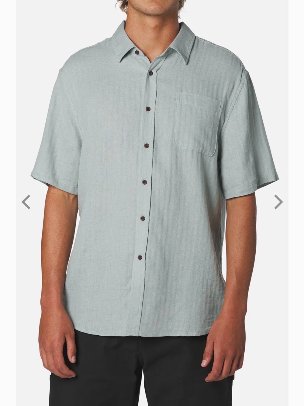 NWT Katin Alan Solid Light Sage Button-Up Shirt